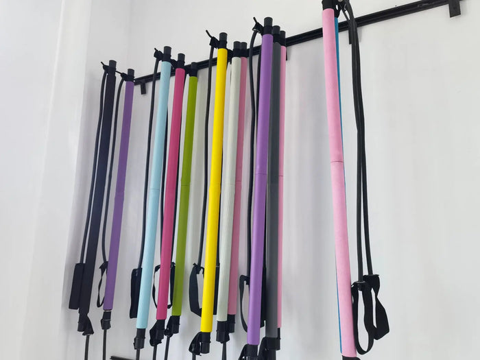 Yoga Crossfit Resistance Bands Pull Rope Rubber Pilates Stick Bodybuilding Training Workout Stick Home Gym Fitness Equipment