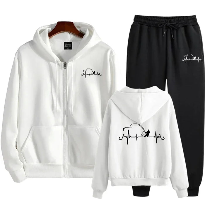 Comfortable men's tracksuit sweatshirt for jogging and fitness