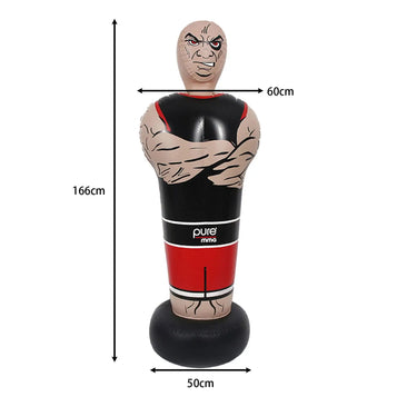 Inflatable Punching Bag Free Standing Punch Bag Mma Sports Sandbag
