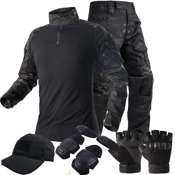 "Tactical Camouflage Uniform Set – Durable Medical & Field Gear"