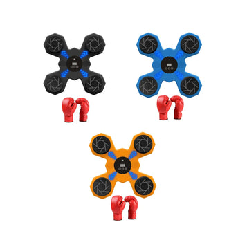 Music Boxing Wall Target, Electronic Boxing Machine, Lighted Wall Mount Smart