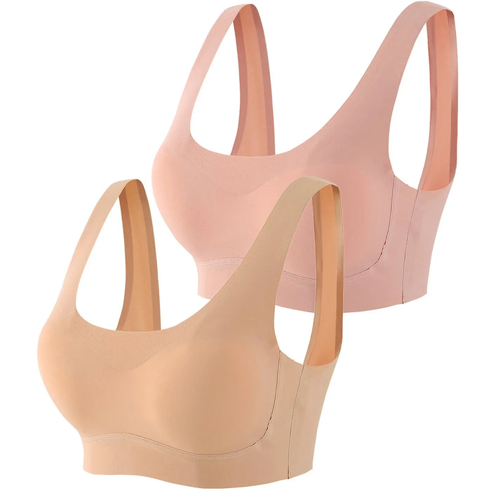 Compression Wirefree High Support Bra For Women Small To Plus Size Everyday Wear, Exercise And Offers Back Support