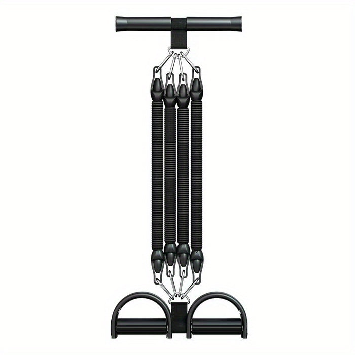 Adjustable EVA Resistance Puller – Sliding Pedal Trainer with Footrest