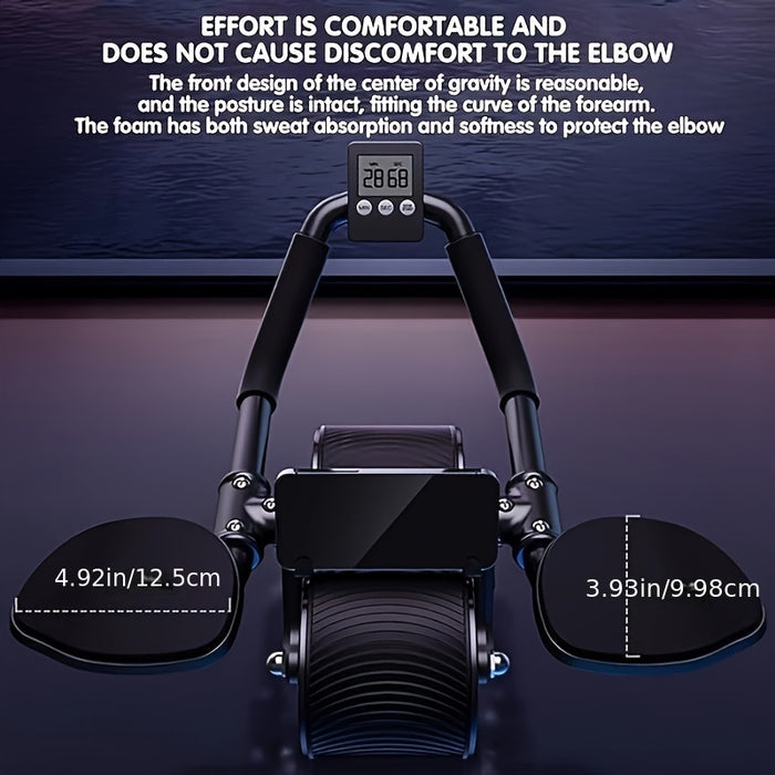 Ab Roller Wheel – Core & Full-Body Strength Trainer with Knee Pad