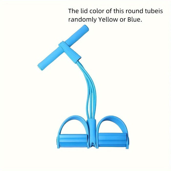 4-Tube Resistance Bands – Medium Tension Home Workout & Core Trainer